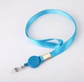 light blue lanyard