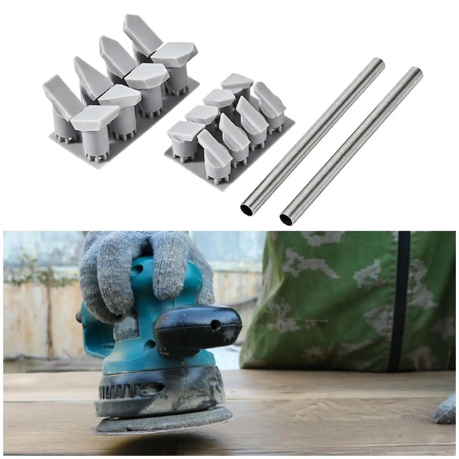 Model Tool Kit 2in1 Beveled Narrow Sanding Head for Assembly Hobby Repair