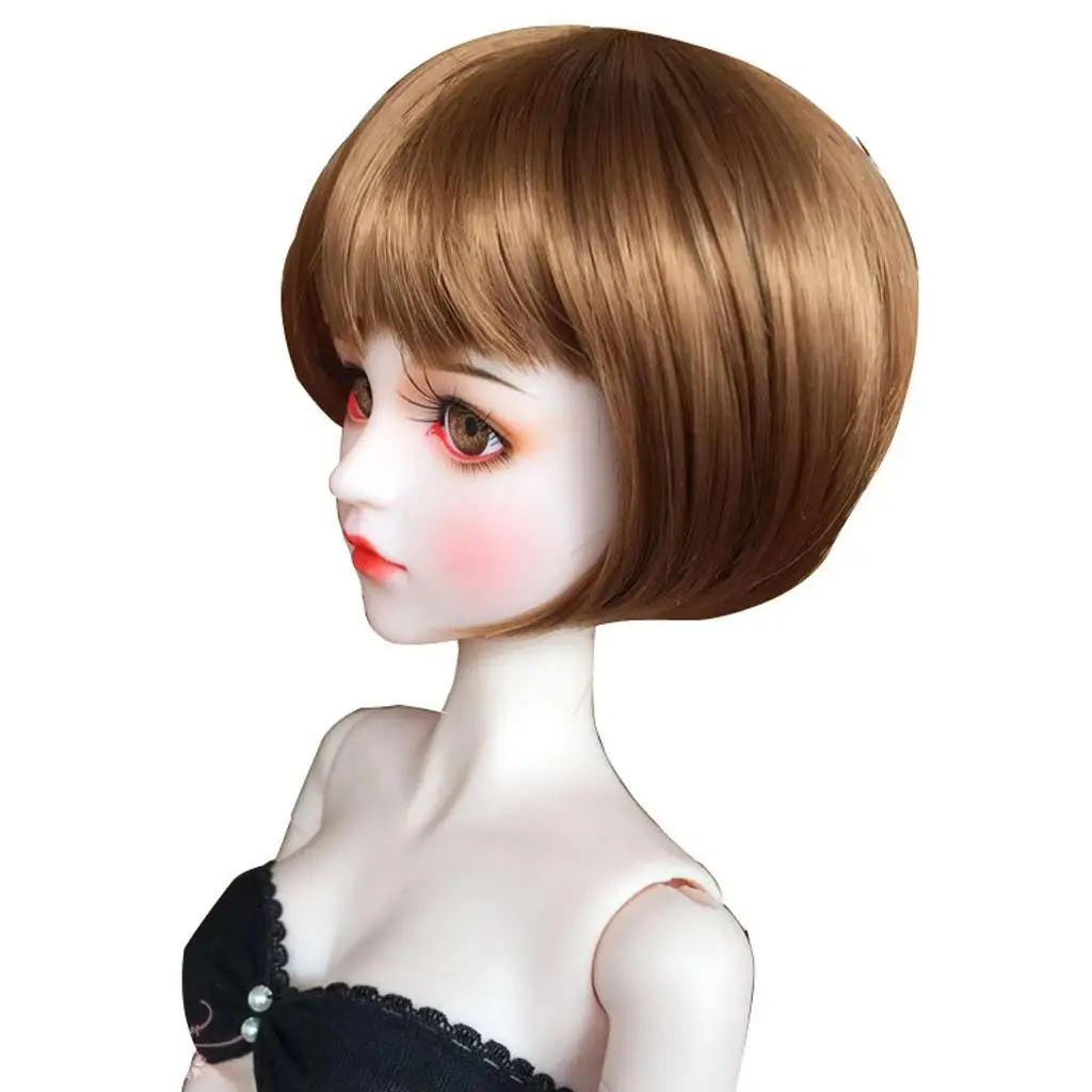 Bob Haircut Wig Hair for DOD SD 1/4 BJD Doll DIY Supplies Bob Haircut Wig Hair for DOD SD 1/4 BJD Doll DIY Supplies