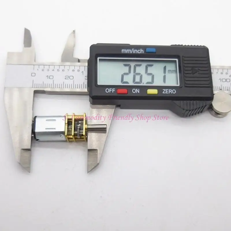 85AE Compact 6V/12V 100 RPM Motor engranajes para modelos robot y automatización - imagen 4