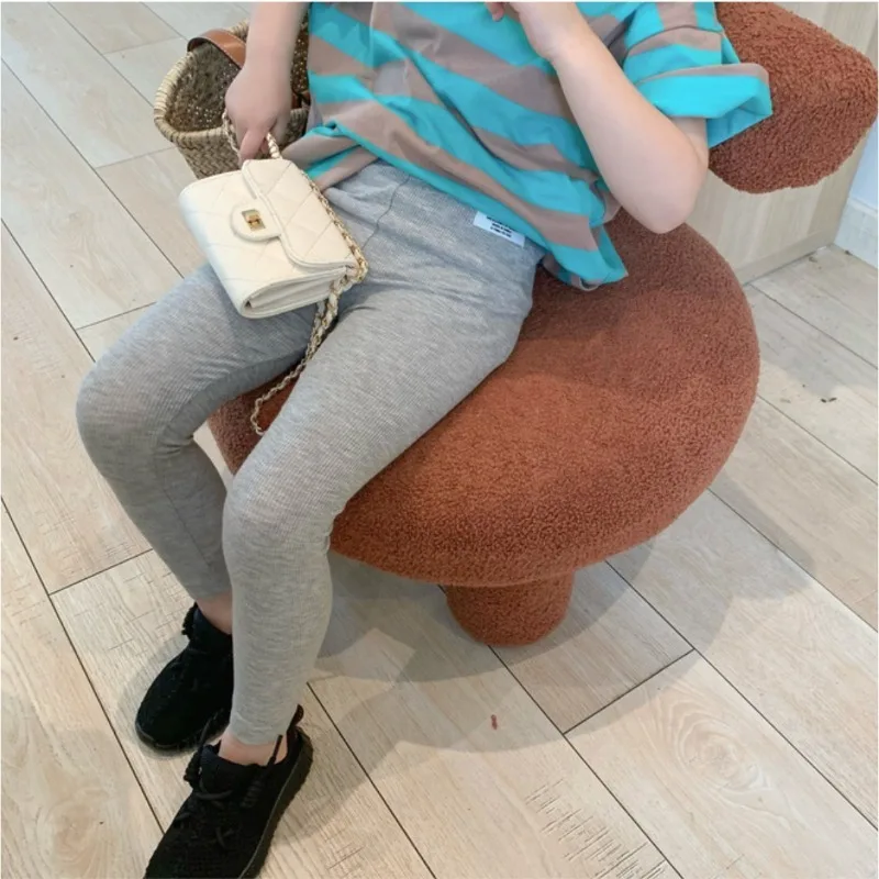 2025 nuevas polainas coreanas para niñas: capris finos y transpirables de verano, cintura elástica, cómodas, versátiles para uso diario y al aire libre - imagen 2