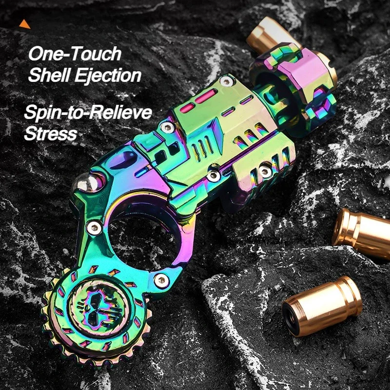Pistola de juguete metálica con eyección de casquillos anti estrés - imagen 2