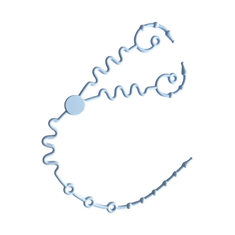 Nuevo 1 cadena de chupete de bebé con 2 Clips, cadena de botella infantil, cadena de chupete de silicona ajustable, juguete mordedor, accesorios para cochecito - imagen 5