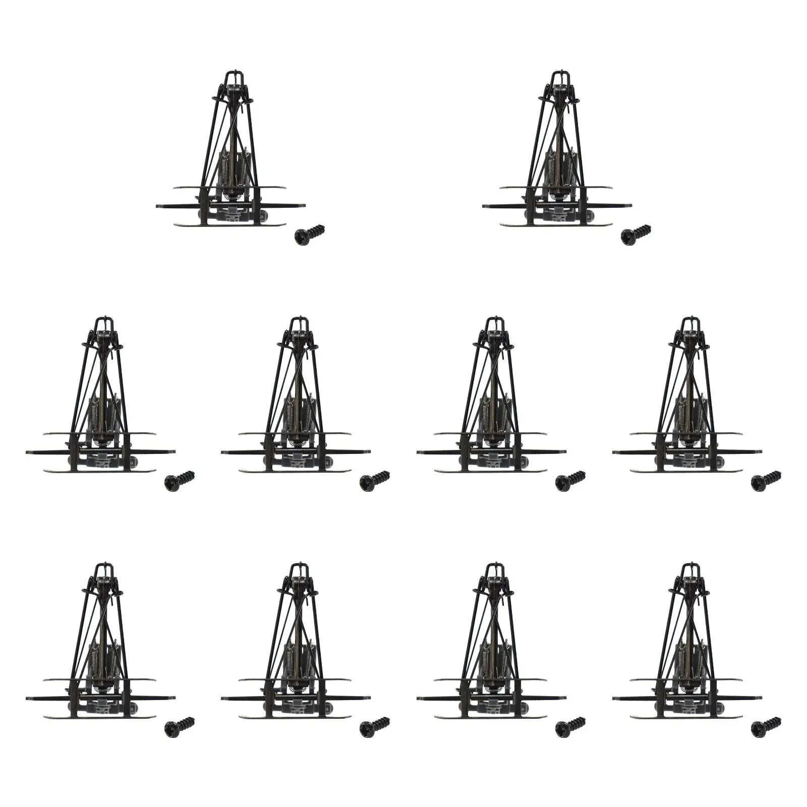 10Pcs Train Model Arm Pantographs Bow DIY Materials Trains Accessories 1:87 HO Scale