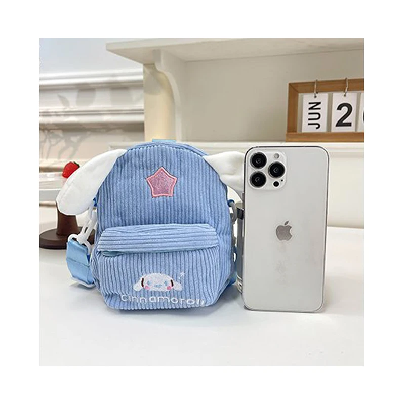 Bolsa de felpa Kawaii Sanrio My Melody Kuromi, bolso de animales de dibujos animados, bonitos bolsos de almacenamiento Cinnamoroll, regalos de cumpleaños para mujeres y niñas - imagen 4