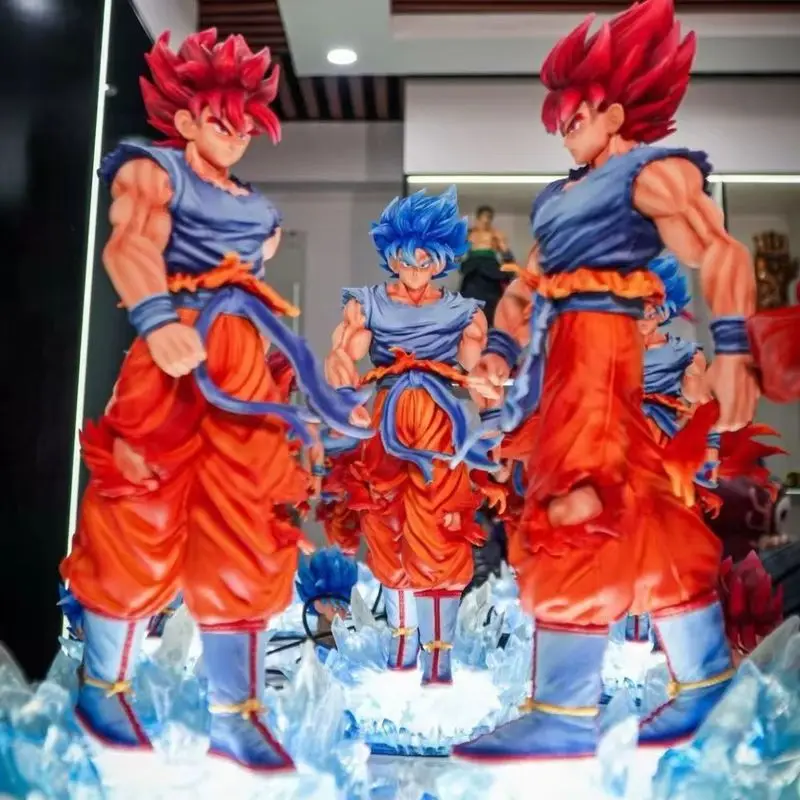 Figura JT Dragon Ball Z Goku Super Saiyan con base LED coleccionable - imagen 3