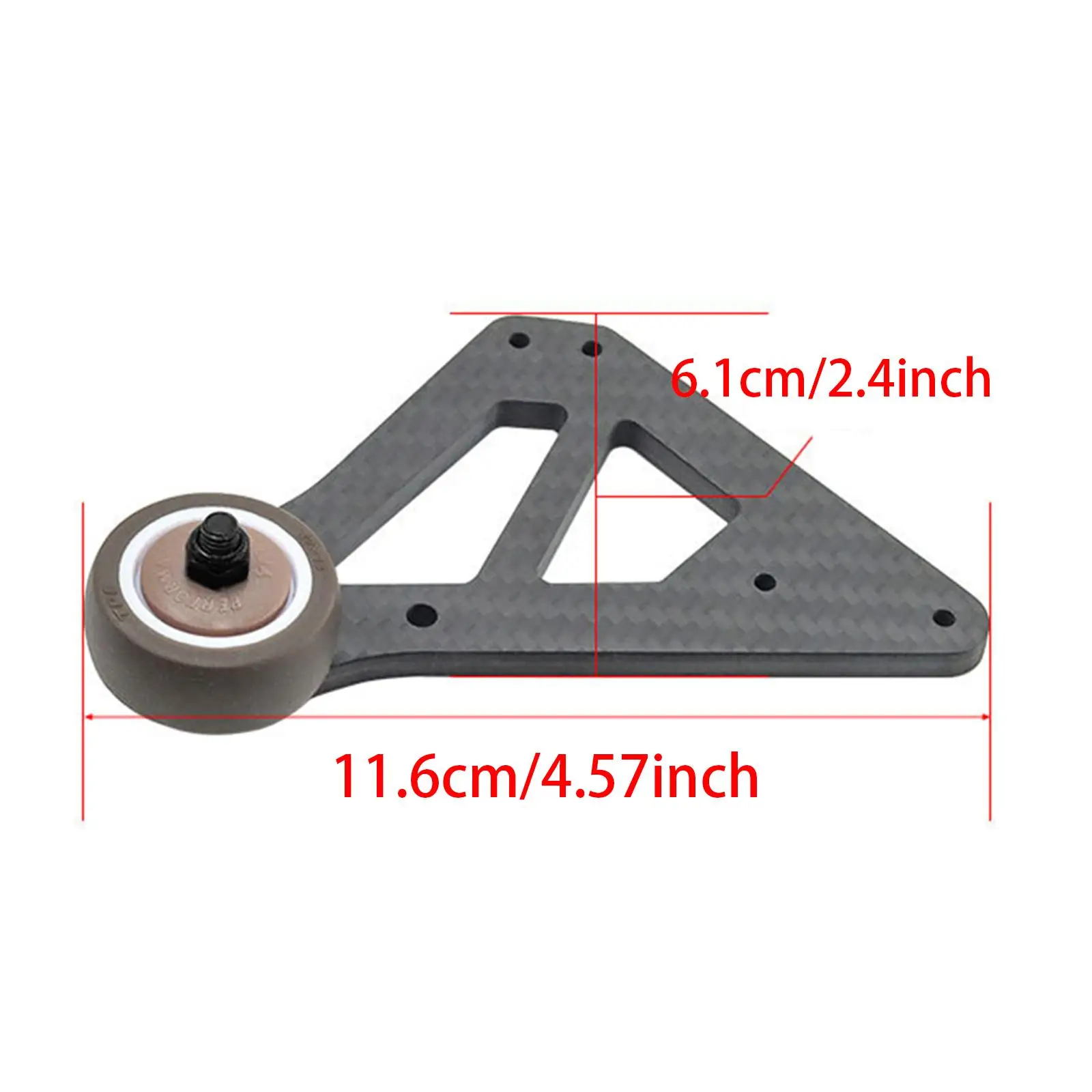 1:7 Scale RC Car Heads Wheel Upgrades Professional Easy to Install Carbon Fiber