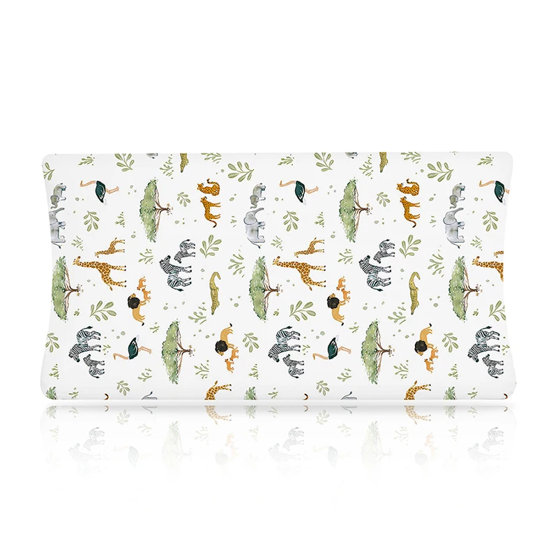 Fundas para cambiador de bebé, cubierta suave y lavable con diseño de impresión, transpirable, para pañales - imagen 5
