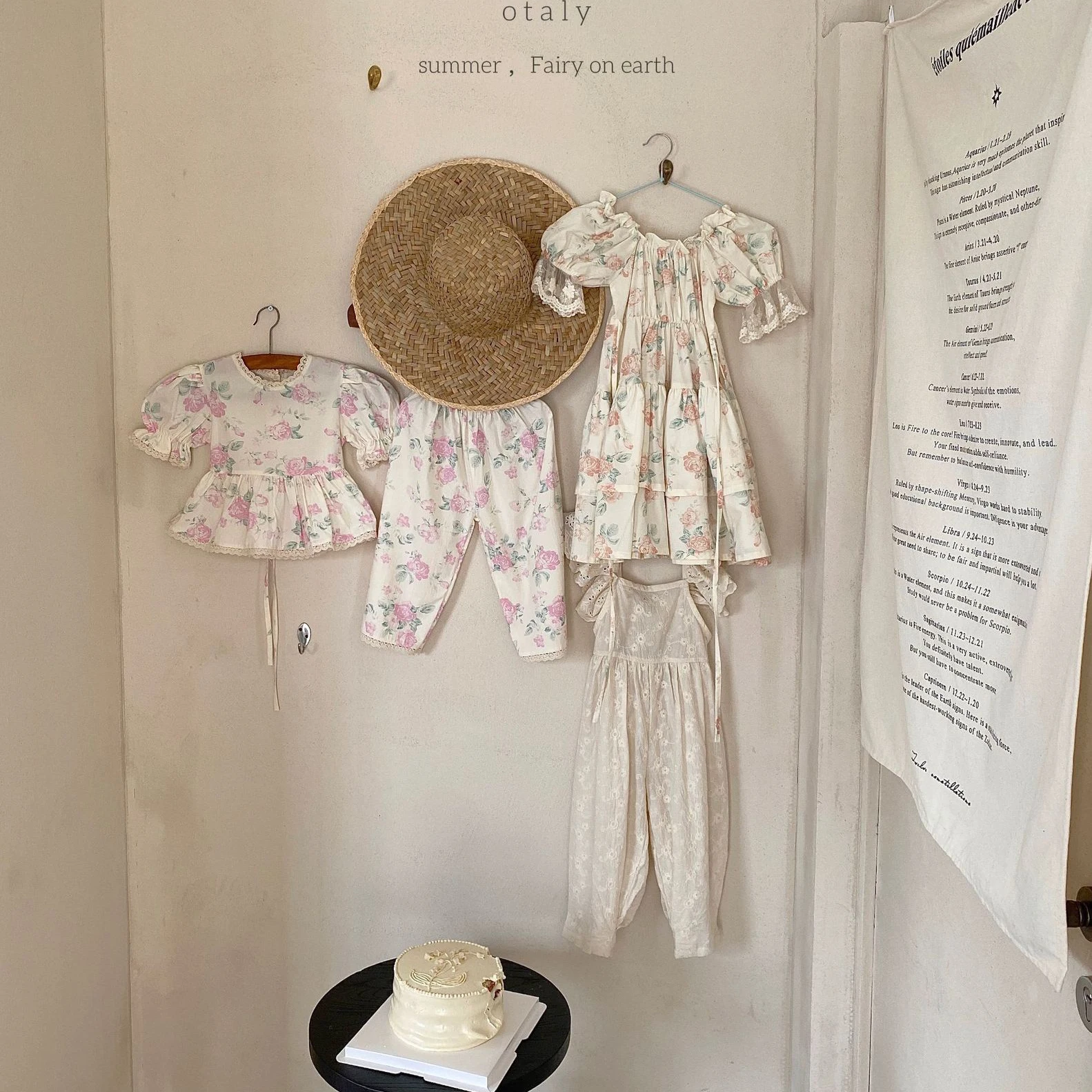 Pelele veraniego floral con lazo para niña - imagen 3