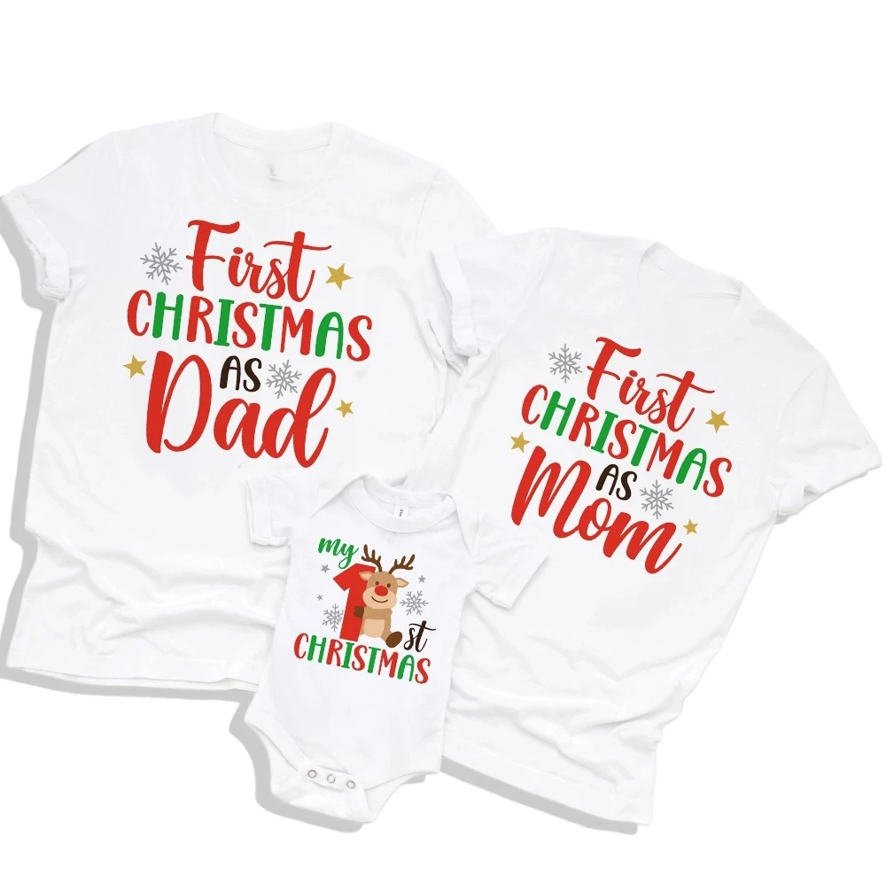 Conjunto navideño de pelele y camiseta para bebé
