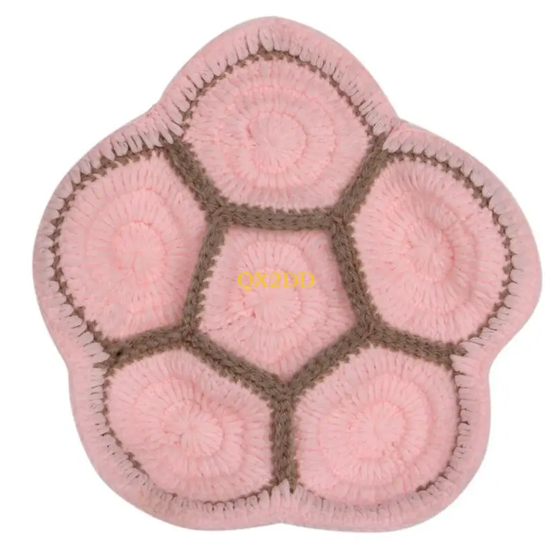 QX2D para los accesorios fotografía Cape Newborn adapta a sombrero punto y mono establecido para - imagen 4