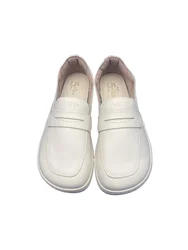 Tipsietoes 2025 Zapatillas descalzo de cuero genuino suela plana