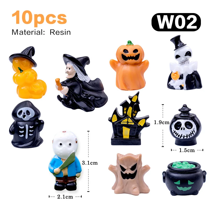 10pcs Halloween -W02