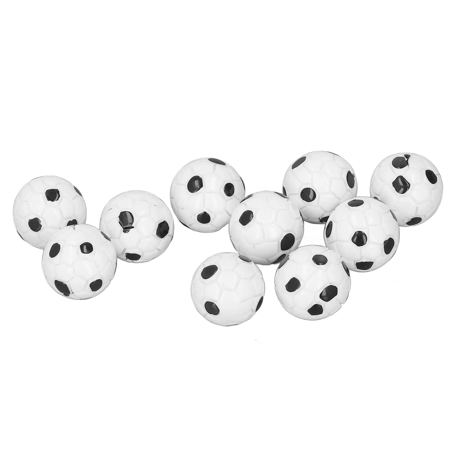 ZK20 10 Uds 1:12 casa de muñecas deportes fútbol simulación decoración accesorios pelotas de fútbol en miniatura - imagen 3