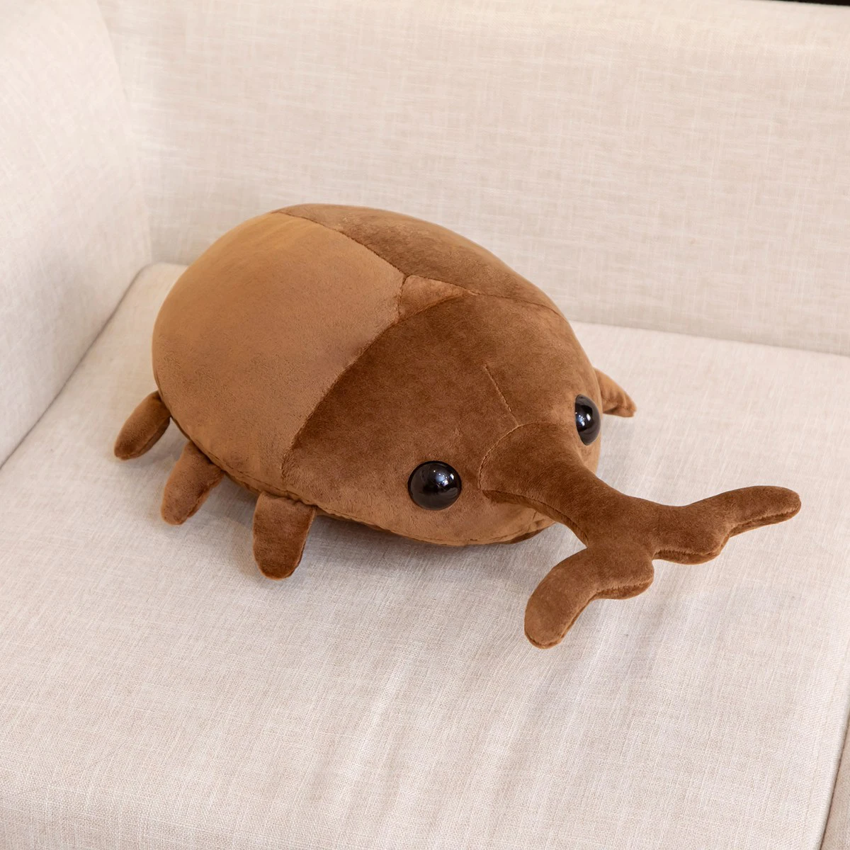 Mochila de peluche escarabajo para niños – Almohada blandita - imagen 3