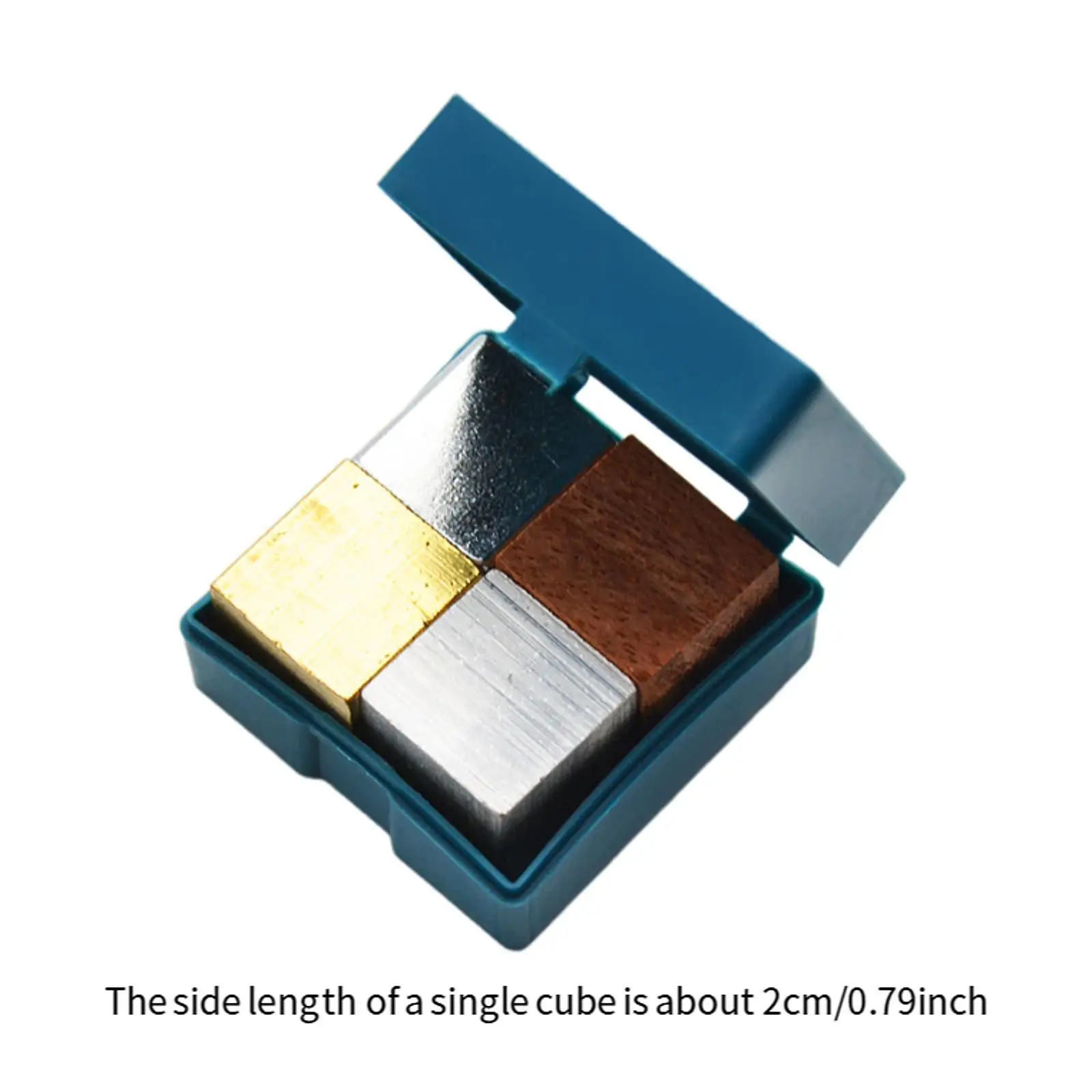 Scientific Density Cube Set Teaching Aids Demonstrator Teaching Material Different Mass for Students Teachers Middle School