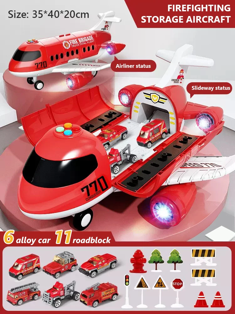 red 6pcs car
