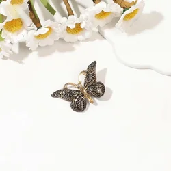 Pinzas mariposa y leopardo degradado para niña – Clips pico de pato