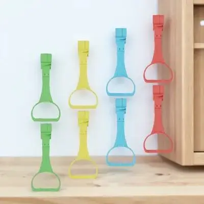 Herramienta de entrenamiento para caminar de bebé, anillo de pie para guardería, soporte de seguridad, anillo de tracción auxiliar para ejercicio de niños pequeños, 8 Uds.