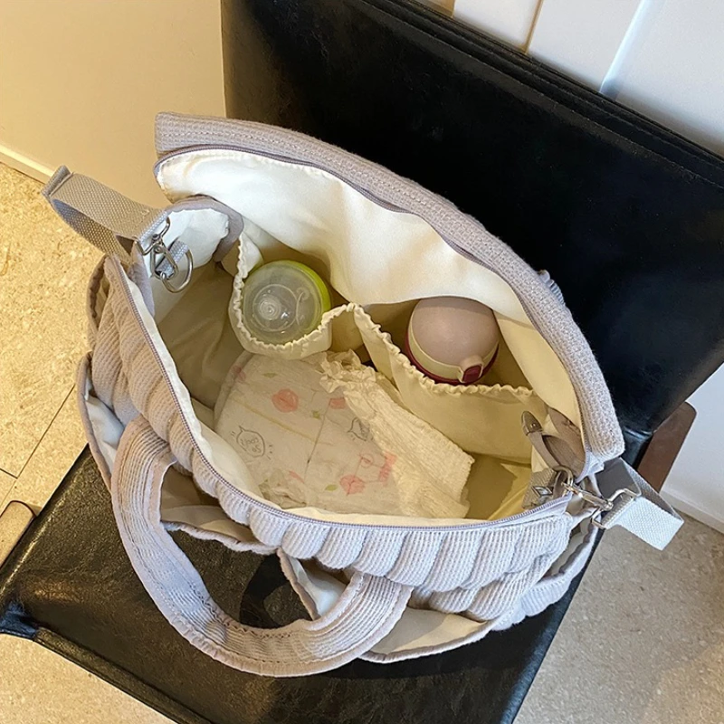 Bolsa de mamá multifuncional de gran capacidad, bolsa de pañales para llevar al bebé, paquete de maternidad, bolsos de viaje para mujer, organizador de artículos para bebé - imagen 5