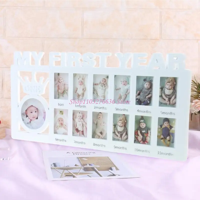 R6FD Fashion Rickborn Baby Growth Hitos crecimiento Foto Accesorios pared familia - imagen 4