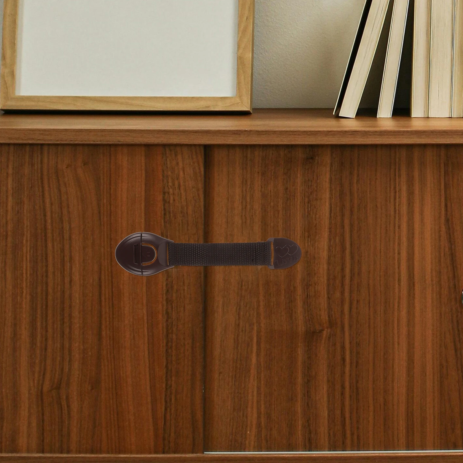 Cerraduras de seguridad de tela para el hogar, protección infantil en ventanas, puertas, armarios, cajones, refrigeradores, arandelas, gabinete para niños pequeños, 12 Uds. - imagen 3