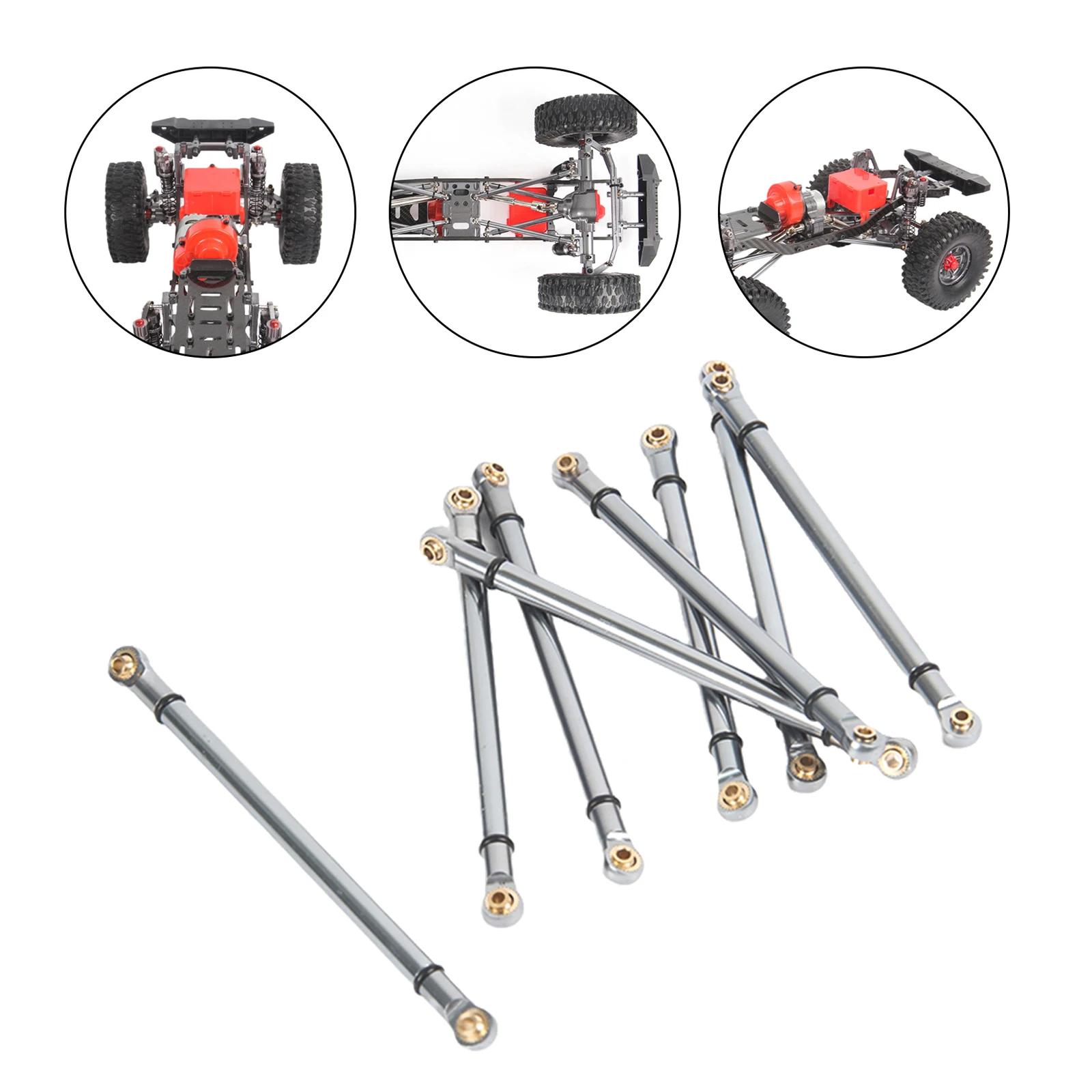 Soporte de reparación de mantenimiento de Motor V8 simulado giratorio Universal para herramientas SCX10 de coche teledirigido 1/10 - imagen 5