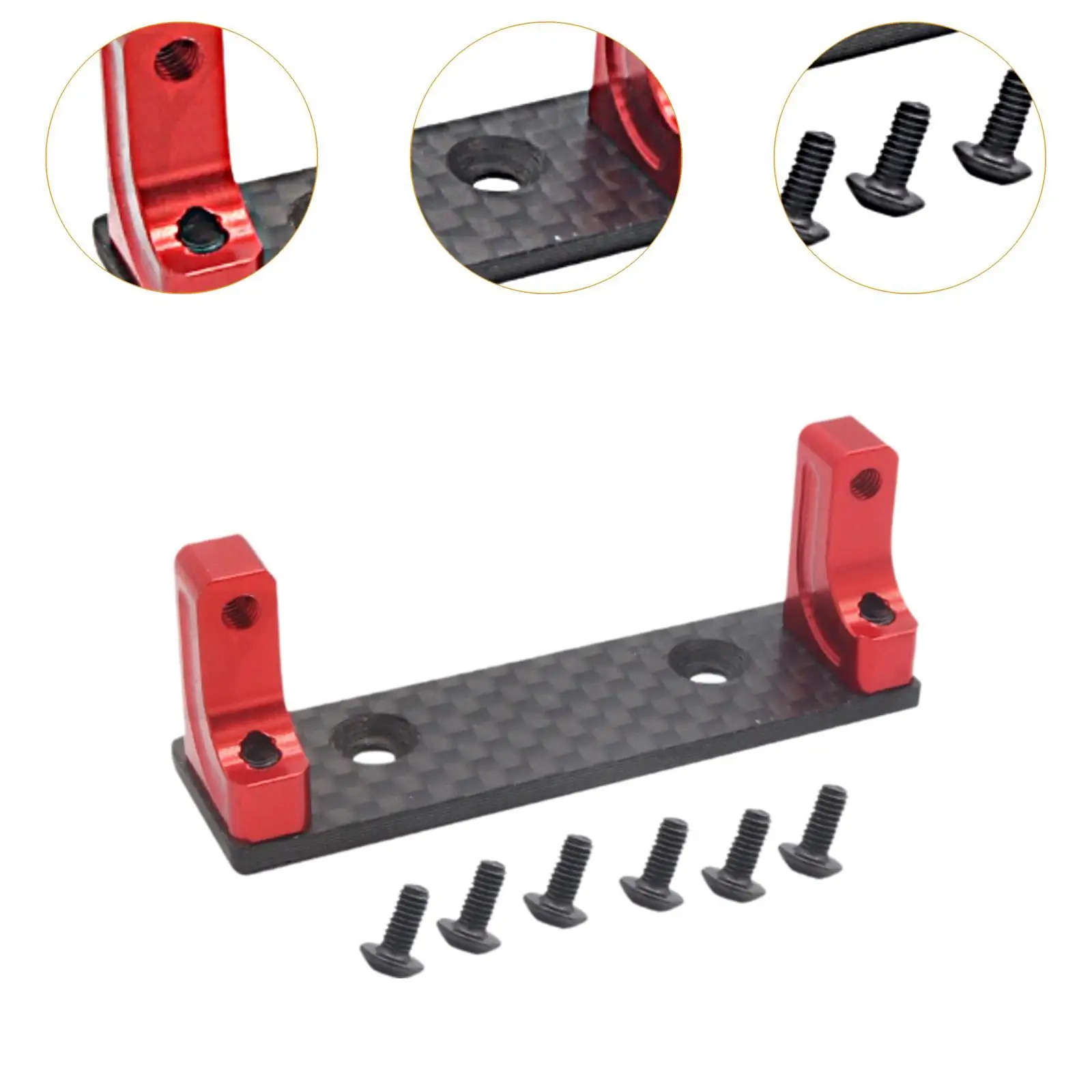 RC Car Servo Mounting Bracket High Performance 1/10 for RC Car Accessories