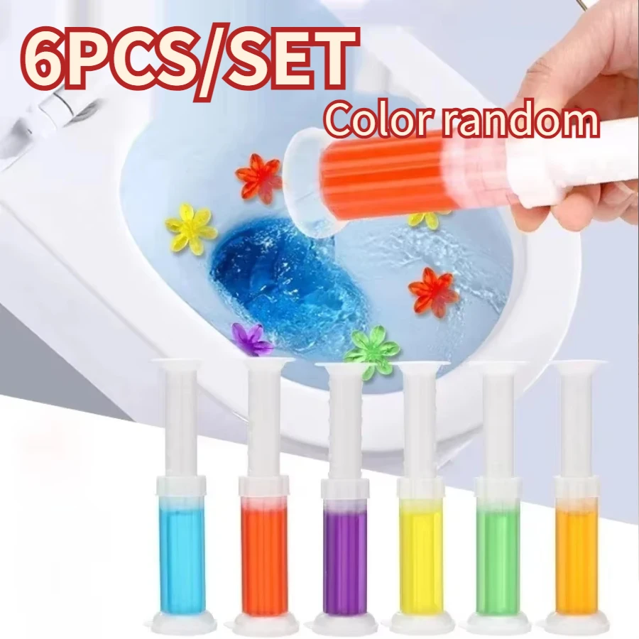 Limpiador inodoro gel flor desodorizante y desinfeccion automatica