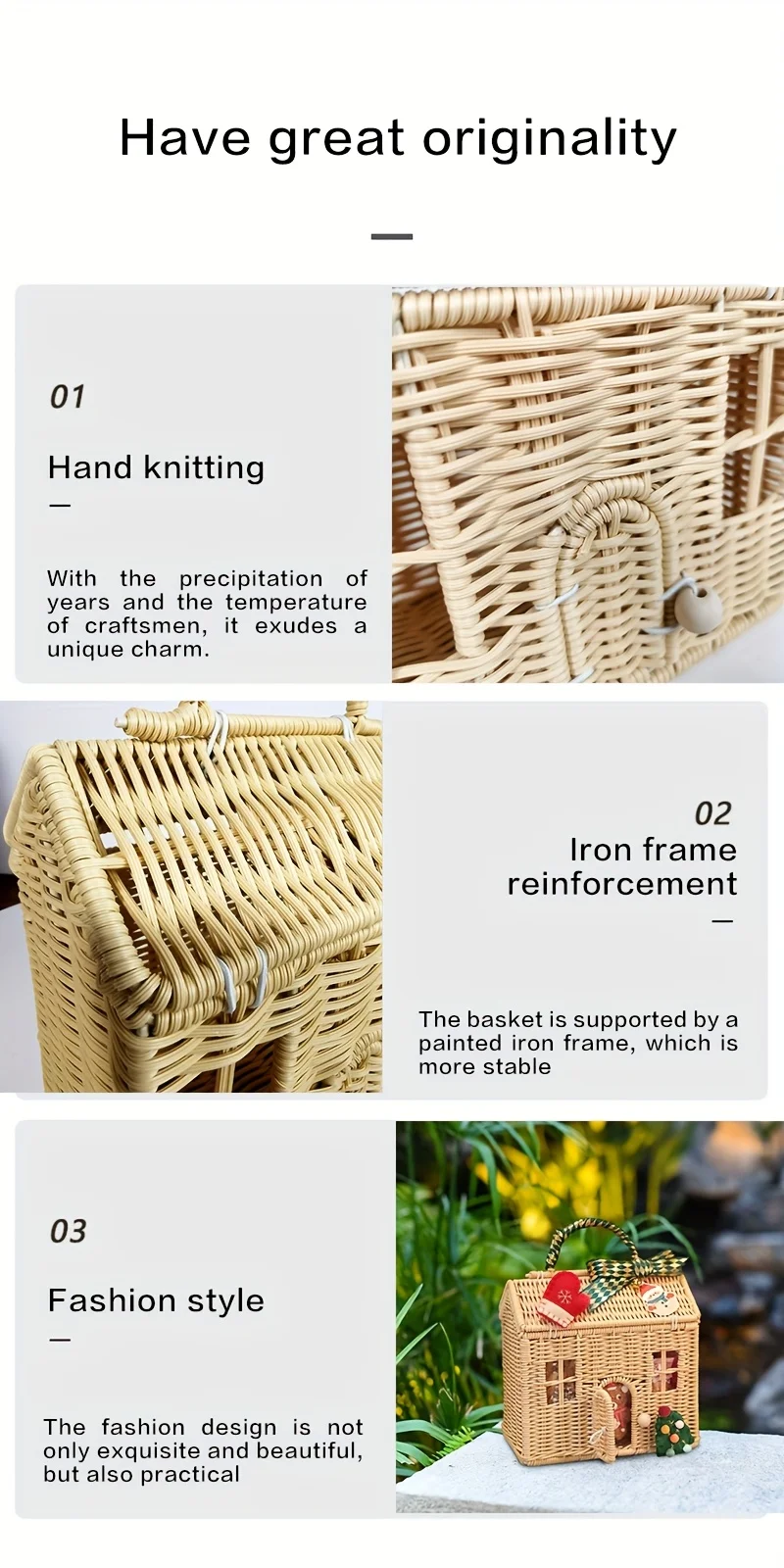 Cesta como estante decorativo