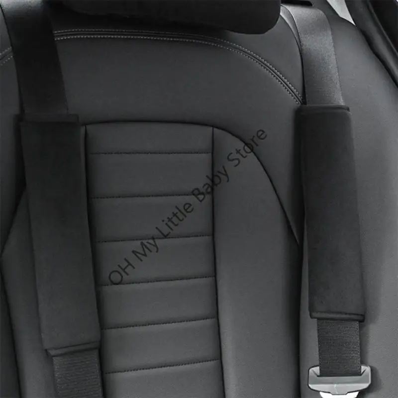 M76C Fundas para cinturón seguridad coche Hombreras para cinturón seguridad para niños mejoran comodidad y - imagen 3