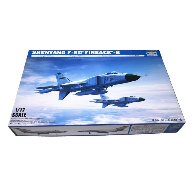 TRUMPETER 1/72 Shenyang F-8II “Finback NavioB Modelo de rompecabezas de ensamblaje de plástico de avión - imagen 3