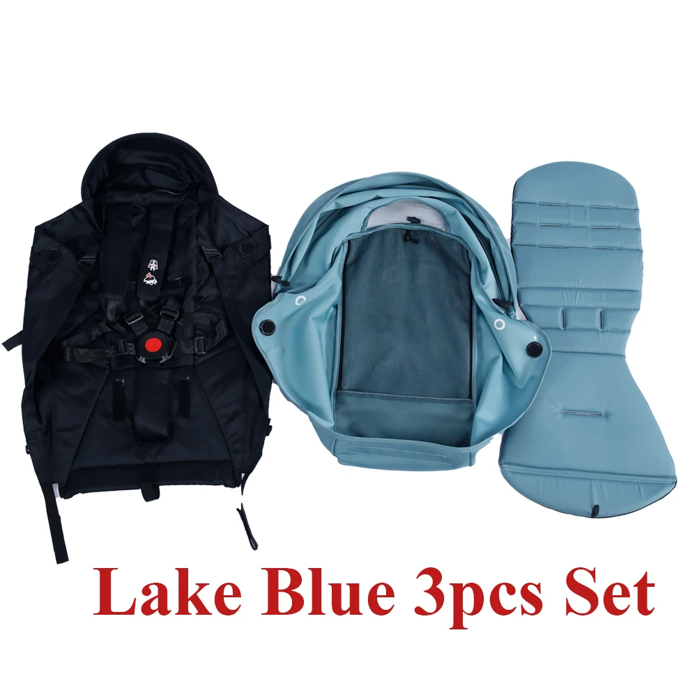 3pcs lake blue