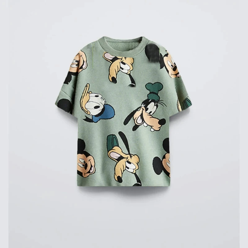 Camiseta infantil manga corta con estampado de dibujos - imagen 3