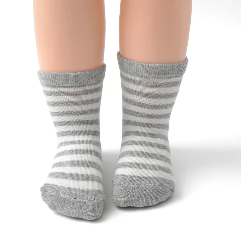 12 pares de calcetines para niños con estampado de animales de dibujos animados, calcetines transpirables antideslizantes de algodón suave para todas las estaciones para niños pequeños calcetines infantiles - imagen 5