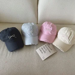 Gorra de béisbol infantil con lazo Jacquard – Color gelatina para verano