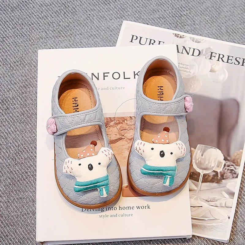 Zapatos de cuero personalizados para niñas, calzado informal para niños, cómodo, suela suave, Mary Jane, otoño 2025, nuevo estilo - imagen 5