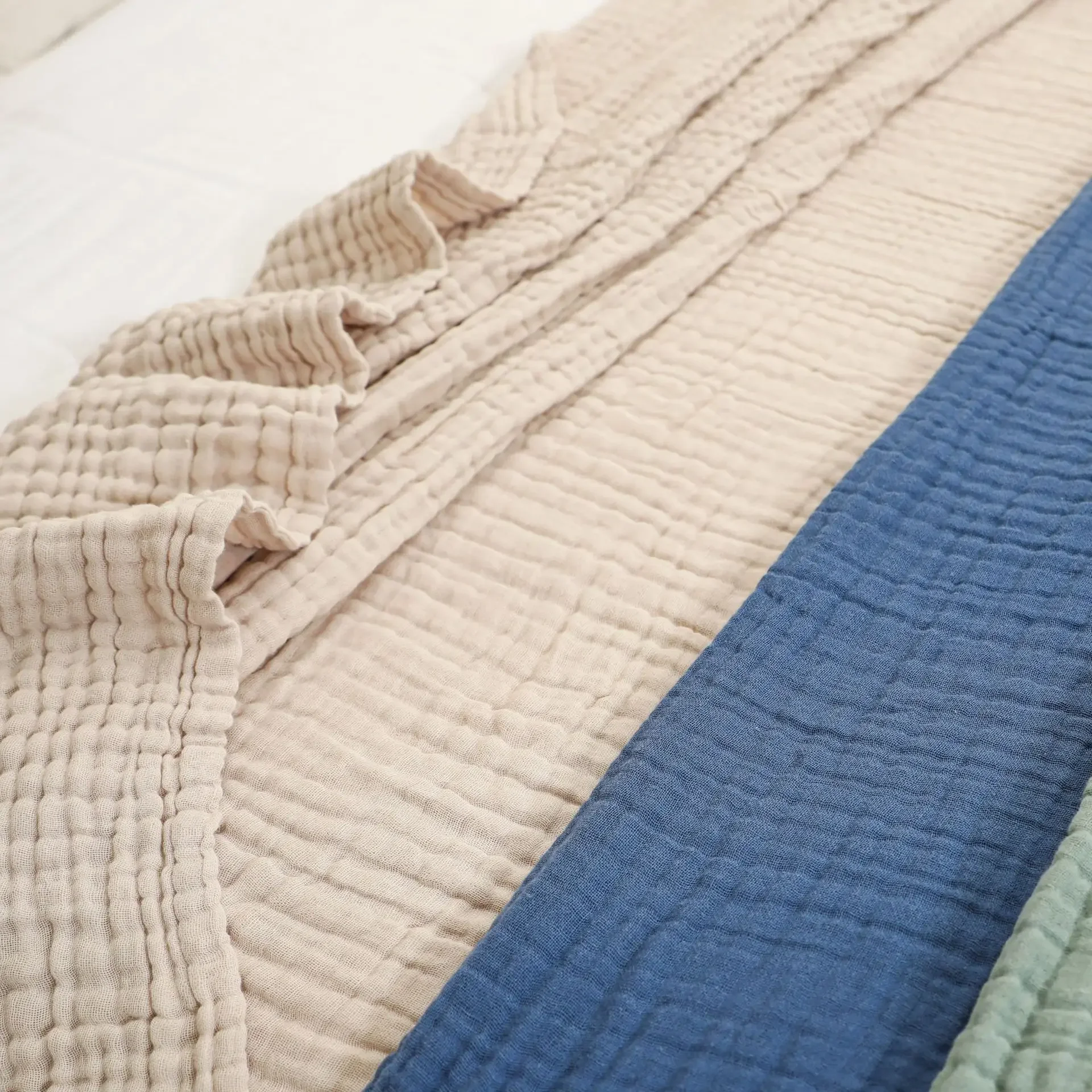 Manta de algodón suave para bebé, mantas de muselina de gasa de 6 capas de talla grande, ropa de cama para niños y adultos, colcha suave de verano, Toalla de baño envolvente - imagen 5