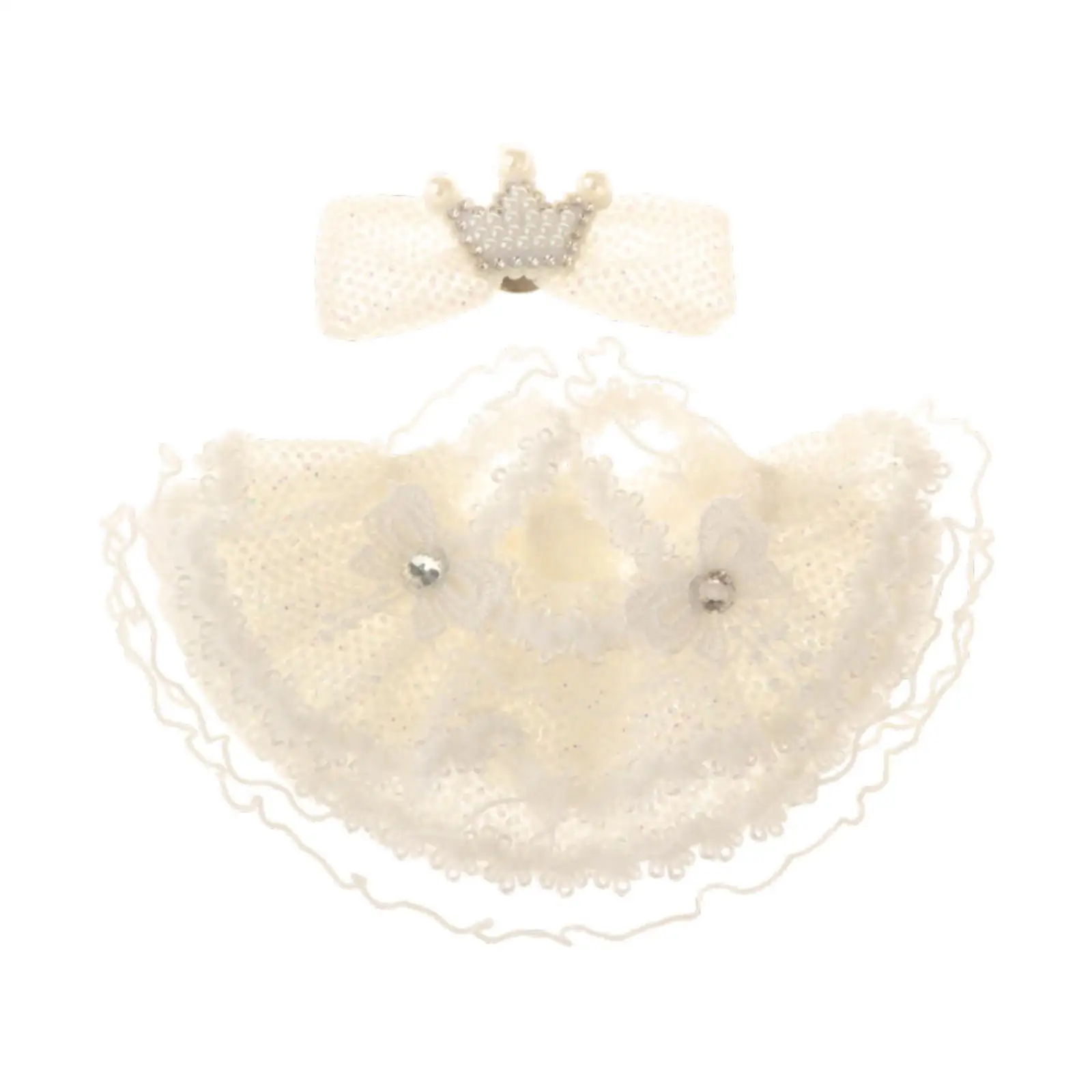 Plush Doll Suspender Skirt Brace Skirt Costumes Pretend Play Clothing DIY Make Your Own Dolls Princess Dress for 5.91'' Dolls