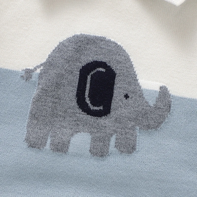 Peleles de manga corta de verano para bebé, ropa de 0 a 18m, monos de algodón tejidos con elefante para recién nacidos, trajes para niños pequeños - imagen 4