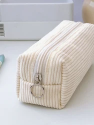 Estuche escolar de pana – Papelería estética infantil