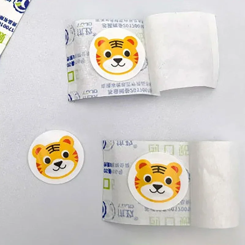 50 Uds parches redondos para heridas vendaje bonito resistente al agua vendaje de yeso autoadhesivo tirita curativa tiritas para niños - imagen 4