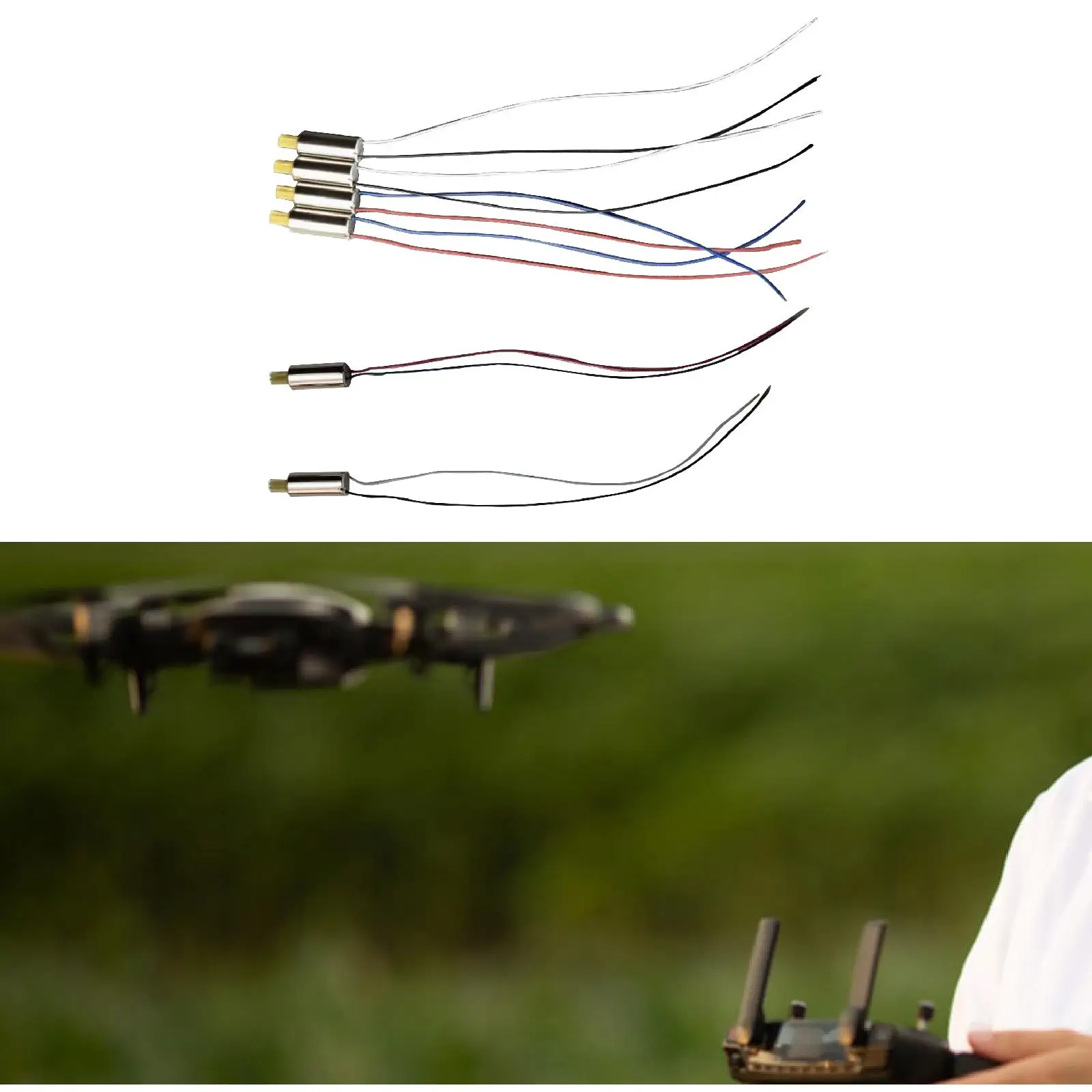 RC Drone Motor DIY Accessories DIY Modified Positive Negative Motor Replacement Spare Parts for E88Pro S85 E525 S89 Aircrafts