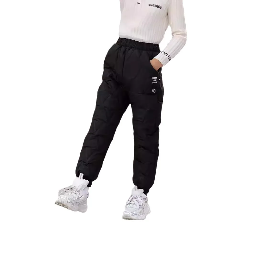 Pantalones acolchados de invierno para niños y niñas en algodón grueso - imagen 4