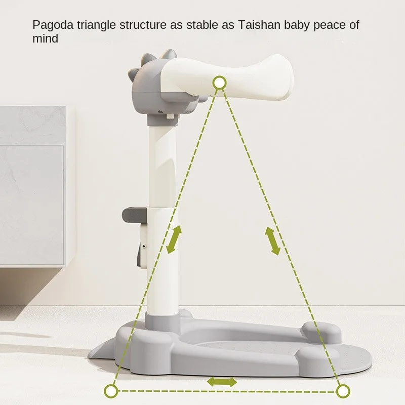 Soporte de ducha de pie para bebé, altura ajustable de estilo Regular o PU, adecuado para uso doméstico, antideslizante, lavado de bebés, baño de glúteos - imagen 4