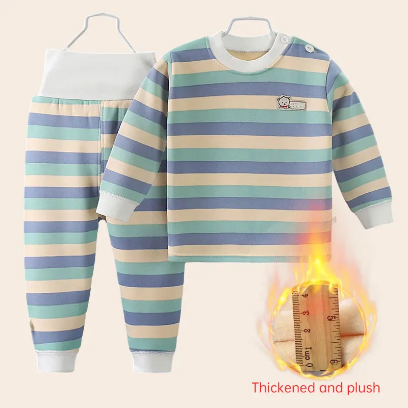 Conjunto de felpa gruesa para niño y niña – Otoño Invierno