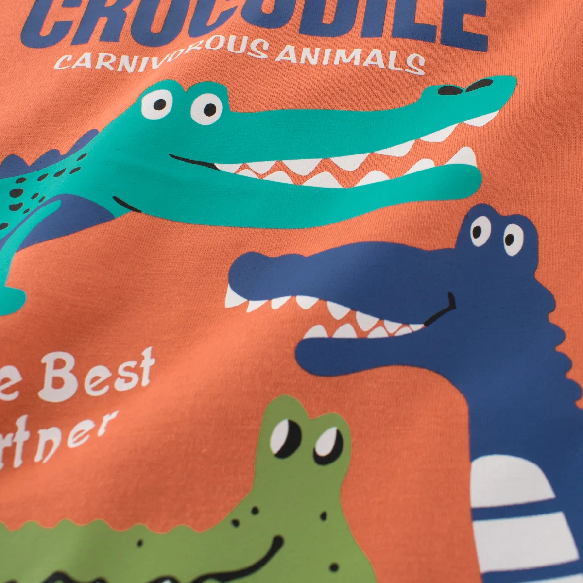 Camiseta de manga corta de verano para niños con estampado infantil - imagen 5