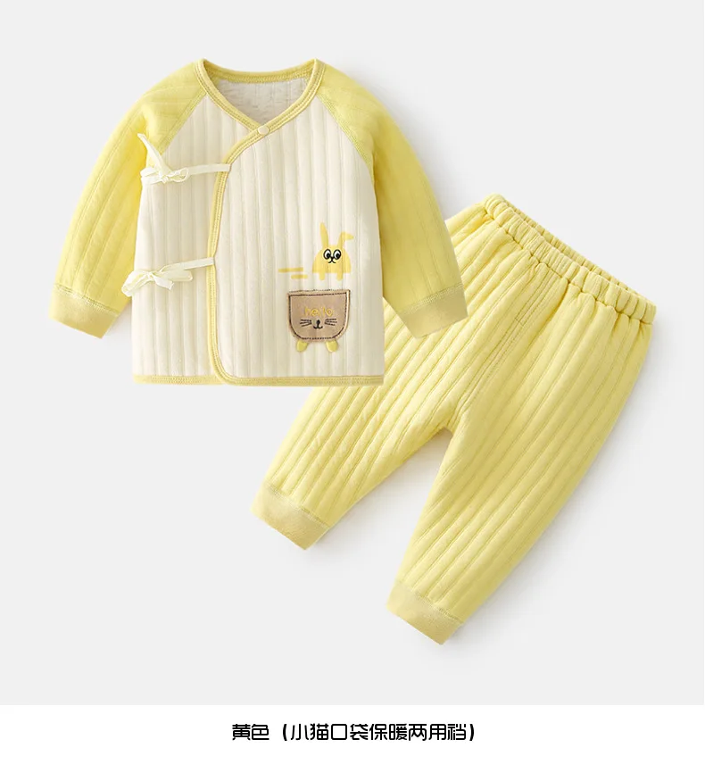 Conjuntos de 2 piezas de primavera y otoño para bebés, ropa para niños y niñas de 0 a 3 meses, Camiseta de algodón bonita de dibujos animados + Pantalones, conjunto de ropa para recién nacidos BC317 - imagen 2