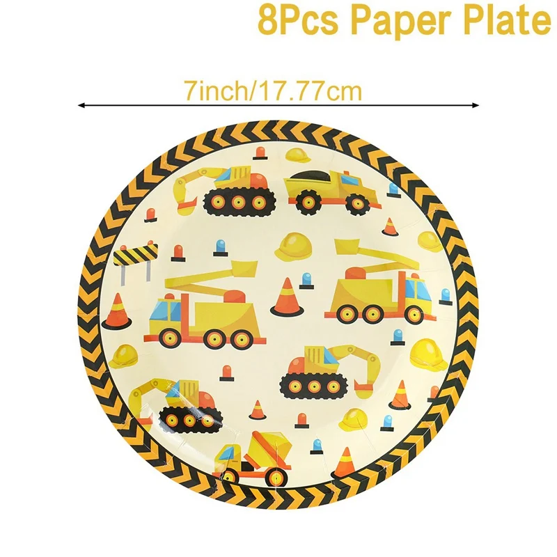 8pcs 7inch plate