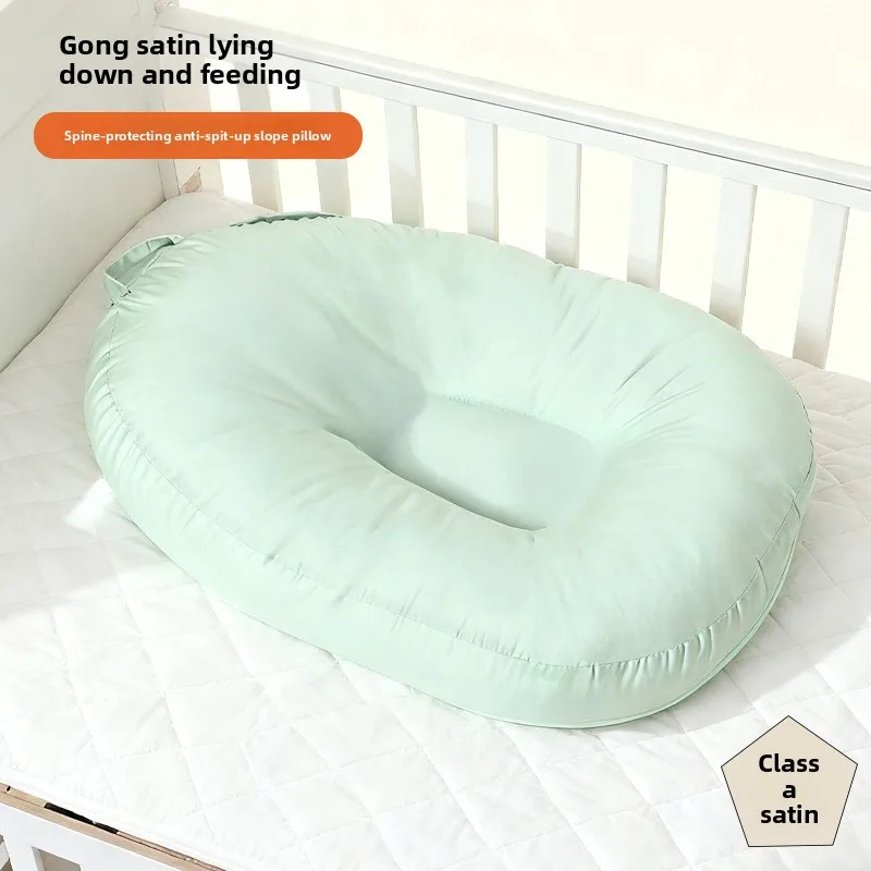 Almohada de lactancia dos en uno – Algodón con soporte ergonómico - imagen 3